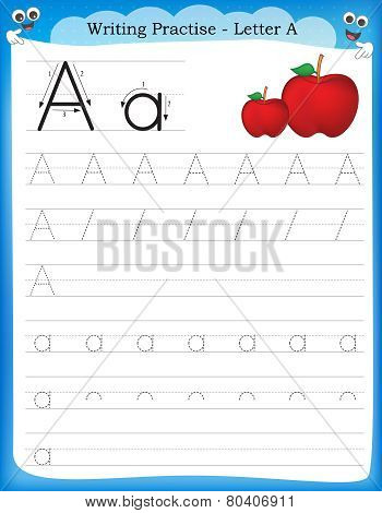 Writing Practice Letter A