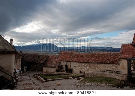 Rasnov Castle In Romania