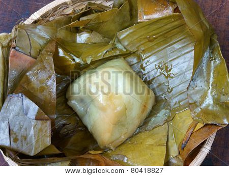 Vietnamese Food,  Pyramid Rice Dumpling