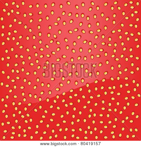 Strawberry texture Vector pattern background