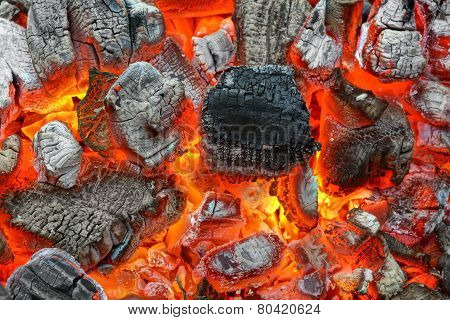 Hot Charcoal