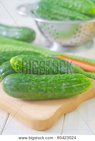fresh cucumbers