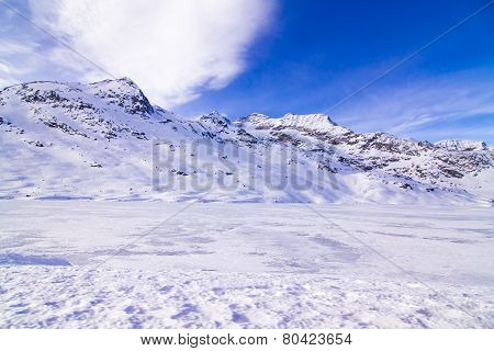 The beautiful landscape of the Alps
