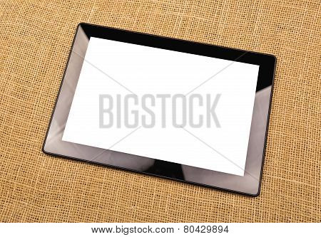 Digital Tablet Computer With Blank White Screen
