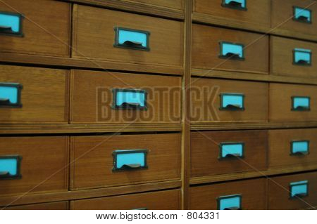 Lade van archiefkast