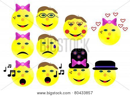 Cartoon face