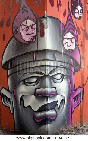 Graffiti na zdi