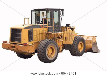 yellow bulldozer