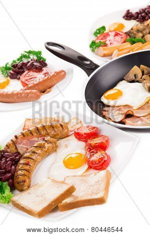 Fried egg breakfast