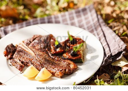 grilled steak