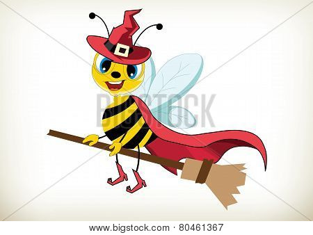 Trcik Or Treat-halloween Witch Bee