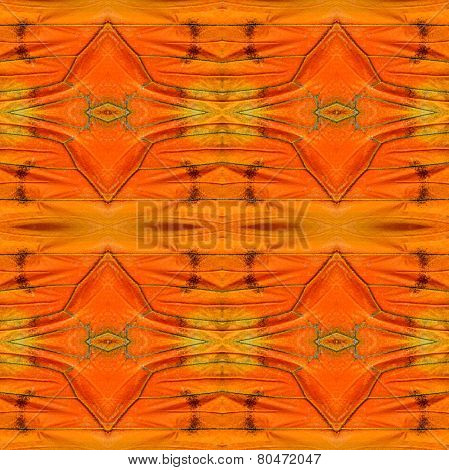 Great Orange Butterfly's Wings Consoliated As The Great Seamless Background Patterns
