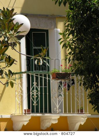 Středomořská balkon (žlutý)