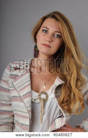 portrait of the young girl