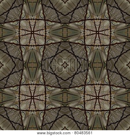 Seamless Grey Background Texture Made From Koh-i-noor Butterfly Wing Patterns