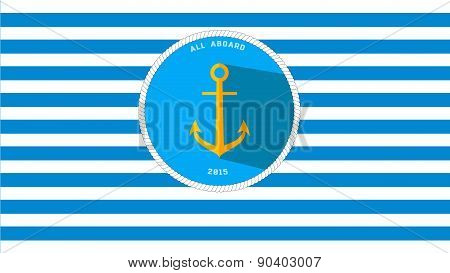 Gold anchor