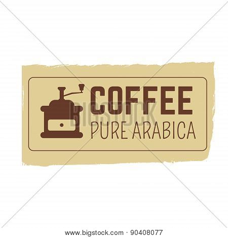 Coffee Stamp Or Logo Design.