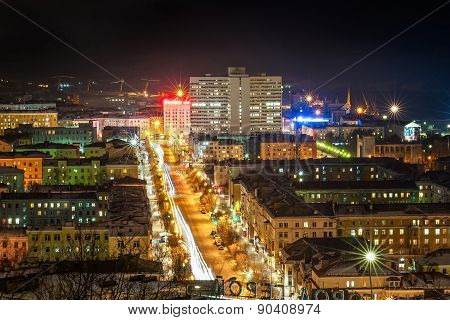 Evening Murmansk
