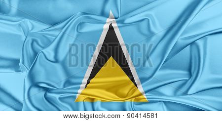 Flag Of Saint Lucia