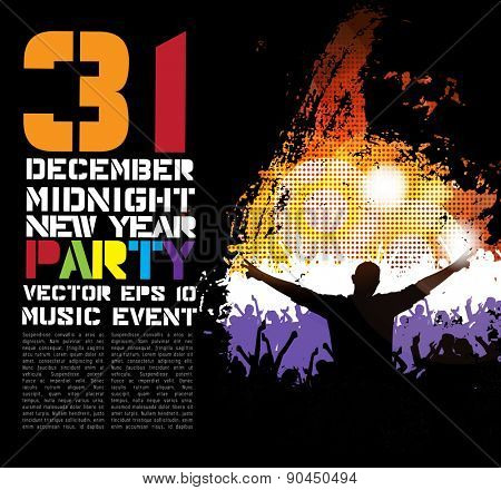 Party Background Vector Design