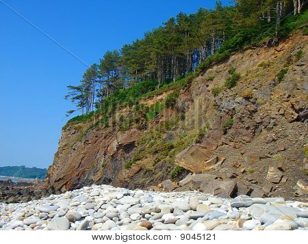 Tre corsie Cliff Seascape