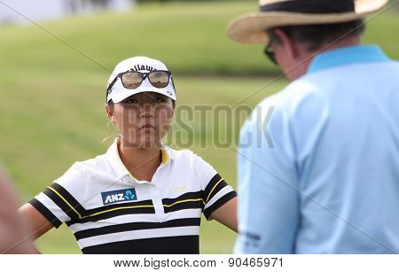 David Leadbetter And Lydia Ko At The Ana Inspiration Golf Tournament 2015