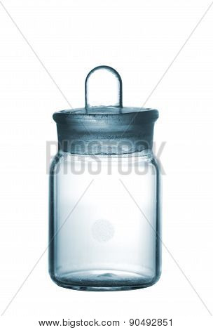 Isolated Chemical Sample Bottle On Table