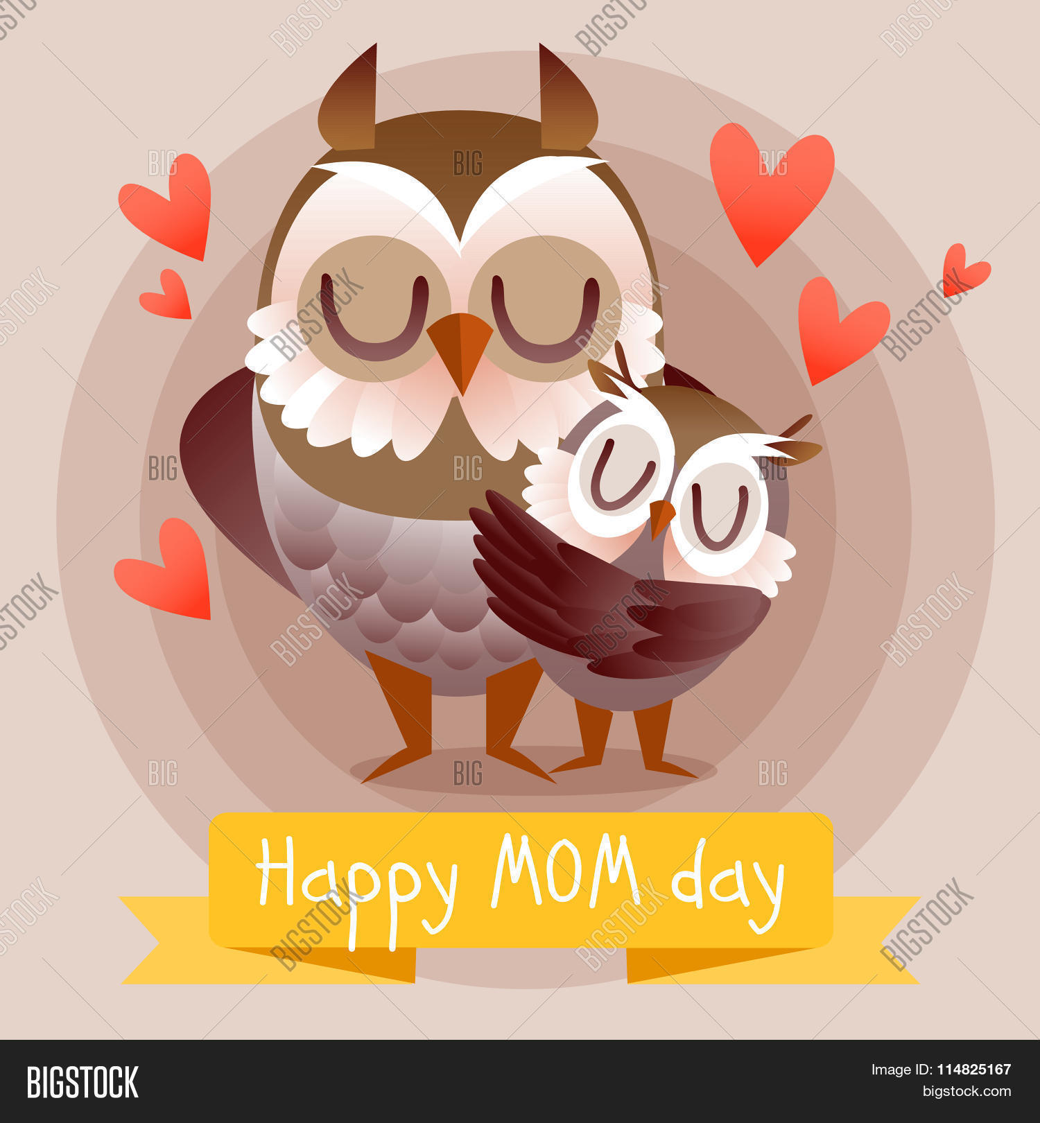 Happy Mothers Day Vector &amp; Photo (Free Trial) | Bigstock