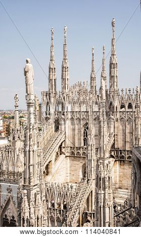 Grandiose Milan Cathedral (duomo Di Milano), Italy