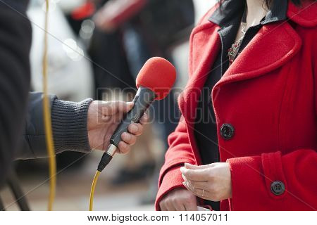 Media interview