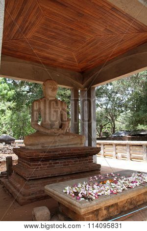 Samadhi Buddha in Anuradhapura Sri Lanka