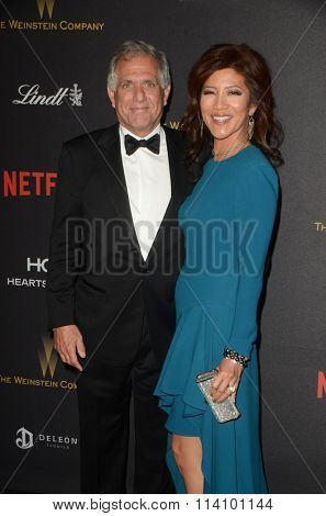 LOS ANGELES - JAN 10:  Les Moonves, Julie Chen at the Weinstein Company & Netflix 2016 Golden Globe After Party at the Beverly Hilton on January 10, 2016 in Beverly Hills, CA