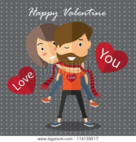 couple happy valentine