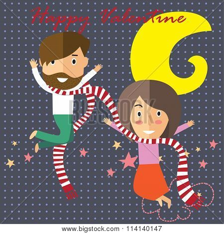 couple happy valentine