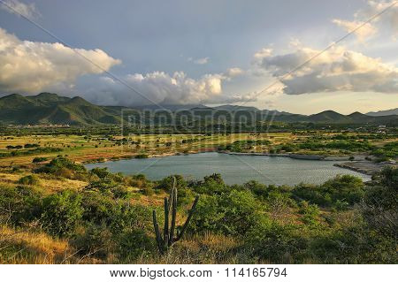Venezuela. The vast expanses of the island of Margarita