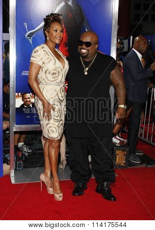 Cee-Lo and Viveca A. Fox at the Los Angeles premiere of 