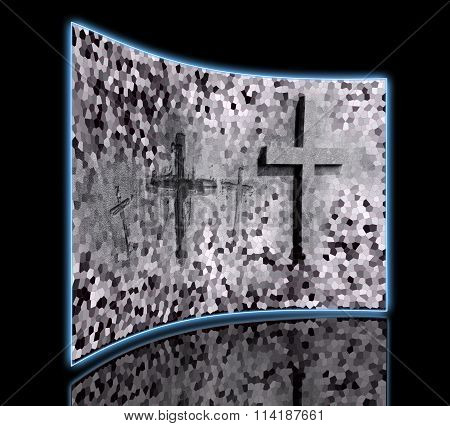 Crosses Carved In The Wall