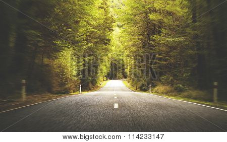 Road Travel Journey Nature Scenic Concept