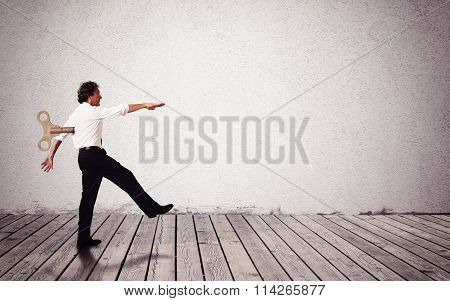 Businessman as a puppet