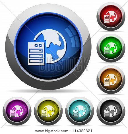 Web Hosting Button Set
