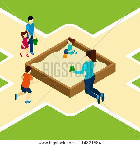 Paying On The Playground Illustration