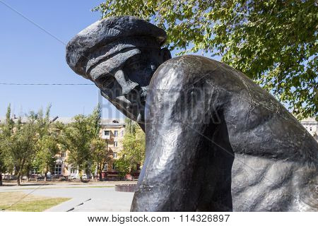 Monument The Mass Grave Of Seamen Of Participants Of Landing Operation In 1919. Volgograd, Russia