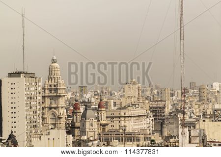 Aerial View Of Buenos Aires From Panoramic Viewpoint