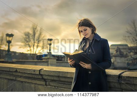 A good book in a winter day