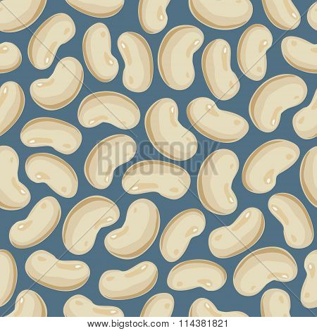 Seamless background with haricot