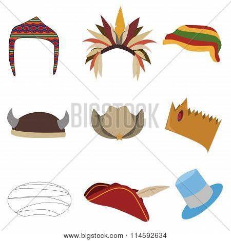 set of hats