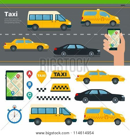 App for Booking Taxi Different Types