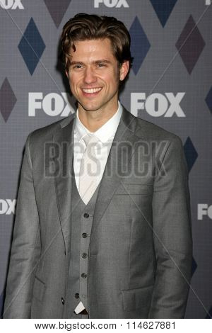 LOS ANGELES - JAN 15:  Aaron Tveit at the FOX Winter TCA 2016 All-Star Party at the Langham Huntington Hotel on January 15, 2016 in Pasadena, CA
