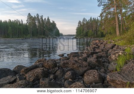 Early Morning On The River Bank.