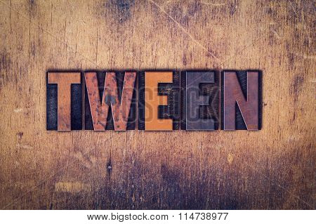 Tween Concept Wooden Letterpress Type